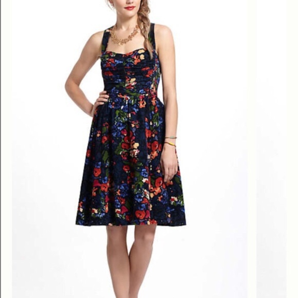 Anthro HD in Paris Corduroy Velvet Dress
